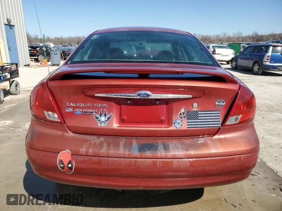 2002 Ford Taurus SES Standard with VIN 1FAFP55S92A191112, listed as a Copart auction lot 48329055 with 238,135 mi miles and Salvage Title. Bid and sale history available at carsss.com. Image 6.