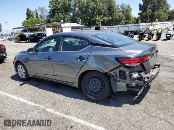 2024 Nissan Sentra S with VIN 3N1AB8BV1RY289613, listed as a Copart auction lot 59392035 with 20,298 mi miles and Salvage title. Bid and sale history available at DreamBid. Image 2.
