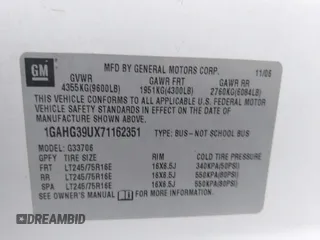 2007 Chevrolet Express Passenger с VIN 1GAHG39UX71162351, выставлен на аукционе IAAI как лот 41887144 с пробегом 353 473 миль миль и . История ставок и продаж доступна на DreamBid. Изображение 9.