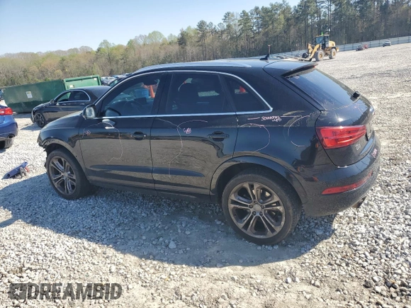 2016 Audi Q3 Premium Plus with VIN WA1EFCFS0GR015502, listed as a Copart auction lot 50520905 with 101,504 mi miles and Salvage Title. Bid and sale history available at carsss.com. Image 2.