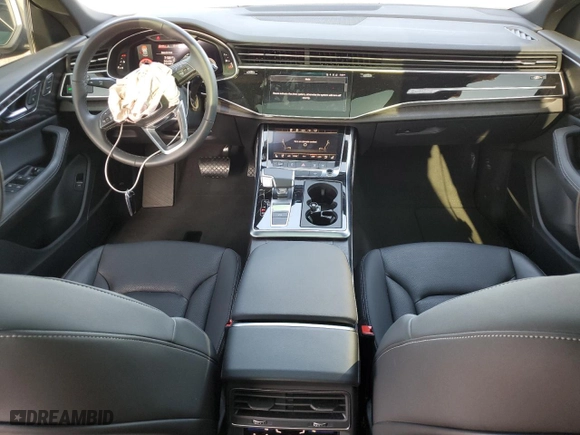 2022 Audi Q8 Premium Plus with VIN WA1EVBF11ND027575, listed as a Copart auction lot 54890503 with 11,579 mi miles. Bid and sale history available at carsss.com. Image 8.