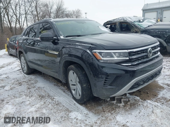 2022 Volkswagen Atlas SE with VIN 1V2LC2CA6NC211244, listed as a IAAI auction lot 41610487 with 49,494 mi miles and . Bid and sale history available at DreamBid. Image 1.