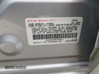 2010 Mitsubishi Lancer with VIN JA32Y6HV9AU002911, listed as a Copart auction lot 83633024 with Not Provided miles and Clean Title. Bid and sale history available at DreamBid. Image 12.