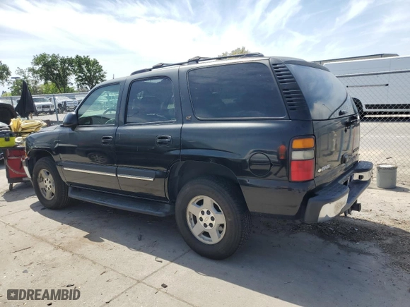 2005 Chevrolet Tahoe LT with VIN 1GNEC13T95J243128, listed as a Copart auction lot 53058245 with 142,075 mi miles and Salvage Title. Bid and sale history available at carsss.com. Image 2.