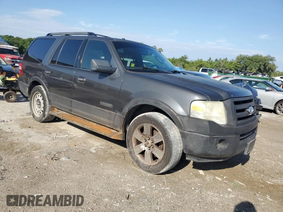 2007 Ford Expedition Eddie Bauer z VIN 1FMFU17597LA85723, wystawiony jako Copart lot #61261285 z przebiegiem 175 635 mil mil oraz Czysty tytuł • Clean title. Historia ofert i sprzedaży dostępna na DreamBid. Obrazek 4.
