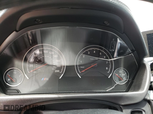 2015 BMW M4 with VIN WBS3R9C59FK330840, listed as a Copart auction lot 58437333 with 0 mi miles. Bid and sale history available at carsss.com. Image 9.