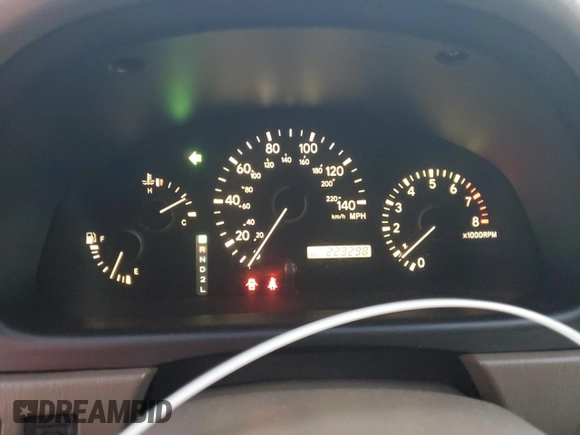 1999 Lexus RX 300 Luxury SUV with VIN JT6HF10U8X0046123, listed as a Copart auction lot 86925394 with 223,298 mi miles and Salvage Title. Bid and sale history available at carsss.com. Image 8.