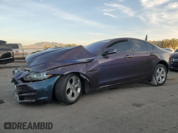 2017 Jaguar XE 25t with VIN SAJAR4BG8HA952599, listed as a Copart auction lot 86128584 with 33,022 mi miles and Salvage Title. Bid and sale history available at DreamBid. Image 1.