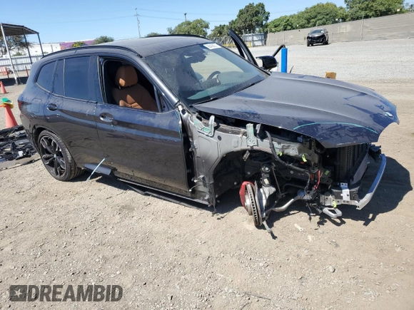 2023 BMW X3 M40i with VIN 5UX83DP04P9S02741, listed as a Copart auction lot 66438074 with 13,913 mi miles and Salvage Title. Bid and sale history available at DreamBid. Image 4.