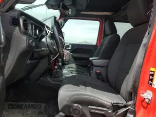 2021 Jeep Wrangler Unlimited Willys with VIN 1C4HJXDM8MW603982, listed as a Copart auction lot 52986495 with 80,474 mi miles and Salvage title. Bid and sale history available at DreamBid. Image 7.