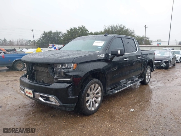 2019 Chevrolet Silverado 1500 High Country with VIN 3GCPWFED6KG259019, listed as a IAAI auction lot 41559291 with 86,425 mi miles. Bid and sale history available at carsss.com. Image 20.