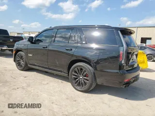 2024 Cadillac Escalade AWD V-Series z VIN 1GYS4HK95RR399949, wystawiony jako Copart lot #59360395 z przebiegiem 6 163 mil mil oraz Szkoda całkowita • Salvage title. Historia ofert i sprzedaży dostępna na DreamBid. Obrazek 2.