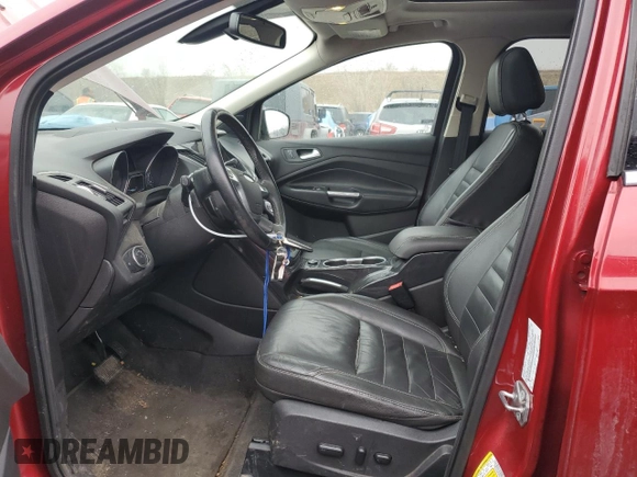 2015 Ford Escape Titanium with VIN 1FMCU9J99FUB25482, listed as a Copart auction lot 43630915 with 150,943 mi miles and Salvage Title. Bid and sale history available at DreamBid. Image 7.