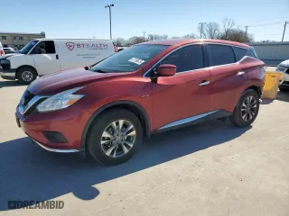 2017 Nissan Murano SV with VIN 5N1AZ2MG0HN138614, listed as a Copart auction lot 47736575 with 111,325 mi miles and Salvage Title. Bid and sale history available at carsss.com. Image 1.