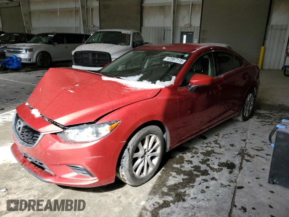 2015 Mazda 6 i Sport with VIN JM1GJ1U58F1216933, listed as a Copart auction lot 47897115 with Not Provided miles and Salvage Title. Bid and sale history available at DreamBid. Image 1.