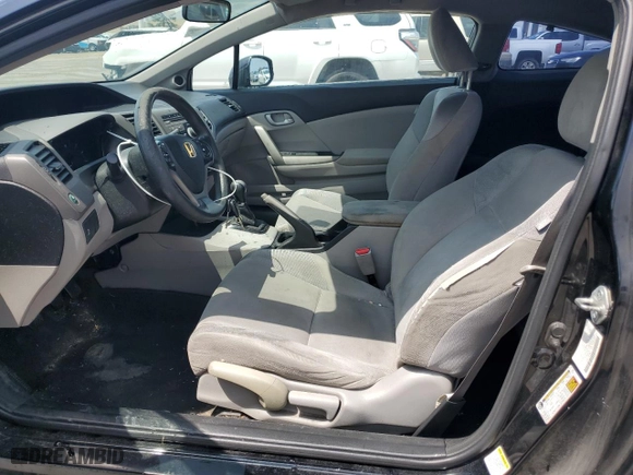 2012 Honda Civic Cpe LX with VIN 2HGFG3A58CH542689, listed as a Copart auction lot 49291585 with 204,804 mi miles and Clean Title. Bid and sale history available at carsss.com. Image 10.