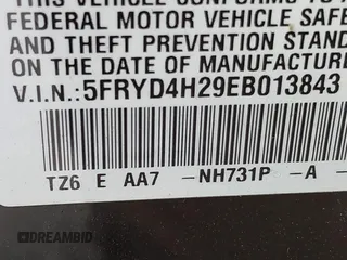 2014 Acura MDX with VIN 5FRYD4H29EB013843, listed as a IAAI auction lot 41949565 with 261,474 mi miles and . Bid and sale history available at DreamBid. Image 9.