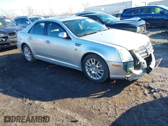 2010 Cadillac STS AWD with VIN 1G6DU6EV8A0120484, listed as a IAAI auction lot 41528974 with 89,489 mi miles and . Bid and sale history available at carsss.com. Image 1.