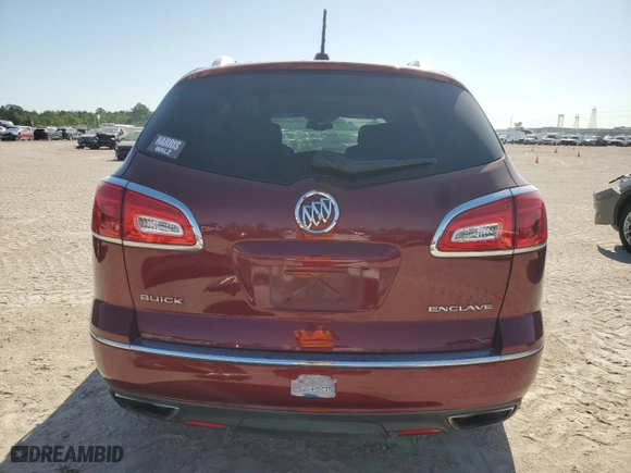 2017 Buick Enclave Convenience with VIN 5GAKRAKD7HJ339057, listed as a Copart auction lot 51947935 with 109,662 mi miles and Salvage Title. Bid and sale history available at carsss.com. Image 6.