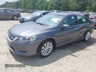2013 Honda Accord EX z VIN 1HGCR2F79DA029761, wystawiony jako IAAI lot #42345850 z przebiegiem 169 562 mil mil oraz . Historia ofert i sprzedaży dostępna na DreamBid. Obrazek 2.