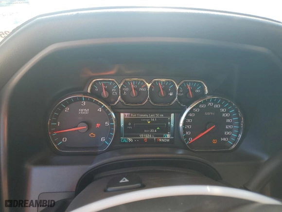 2015 Chevrolet Silverado 1500 LTZ with VIN 3GCPCSEC0FG373161, listed as a Copart auction lot 46659275 with 151,924 mi miles and Salvage Title. Bid and sale history available at carsss.com. Image 9.