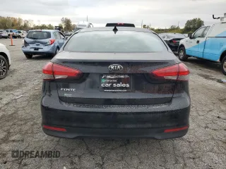 2017 Kia Forte LX with VIN 3KPFL4A79HE126588, listed as a Copart auction lot 77994024 with 82,033 mi miles and Salvage Title. Bid and sale history available at carsss.com. Image 6.