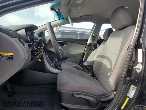 2016 Hyundai Elantra SE with VIN 5NPDH4AEXGH678344, listed as a Copart auction lot 57878685 with Not provided miles and Salvage title. Bid and sale history available at DreamBid. Image 7.