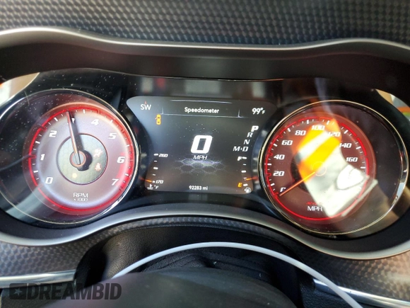 2019 Dodge Charger SRT Hellcat with VIN 2C3CDXL92KH692818, listed as a Copart auction lot 85337284 with 92,283 mi miles and Salvage Title. Bid and sale history available at DreamBid. Image 9.