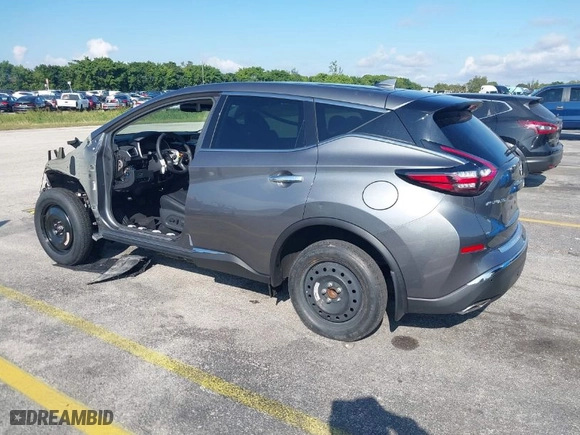 2024 Nissan Murano SL with VIN 5N1AZ2CJ3RC101115, listed as a IAAI auction lot 41161981 with 1 mi miles. Bid and sale history available at carsss.com. Image 3.