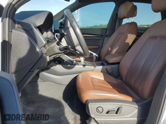 2018 Audi Q5 Premium Plus with VIN WA1BNAFY4J2230928, listed as a Copart auction lot 53123145 with 83,151 mi miles and Salvage Title. Bid and sale history available at DreamBid. Image 7.