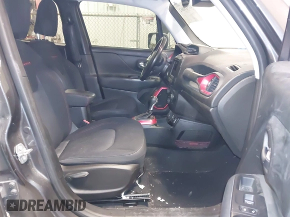 2018 Jeep Renegade Trailhawk with VIN ZACCJBCB0JPJ03169, listed as a IAAI auction lot 41318062 with 56,188 mi miles. Bid and sale history available at carsss.com. Image 5.