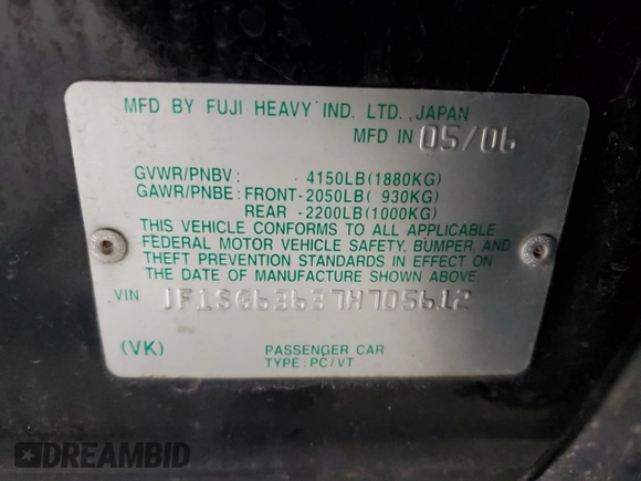 2007 Subaru Forester X with VIN JF1SG63637H705612, listed as a Copart auction lot 76387234 with 136,300 mi miles and Salvage Title. Bid and sale history available at carsss.com. Image 15.