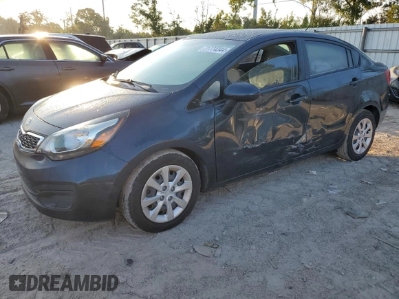 2014 Kia Rio EX with VIN KNADN4A39E6325590, listed as a Copart auction lot 71774344 with 90,785 mi miles and Salvage Title. Bid and sale history available at carsss.com. Image 1.
