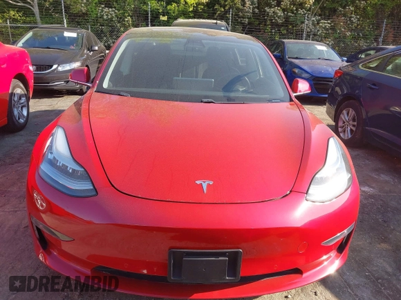 2018 Tesla Model 3 Long Range Battery with VIN 5YJ3E1EA5JF063555, listed as a IAAI auction lot 42028785 with 45,346 mi miles and . Bid and sale history available at DreamBid. Image 12.
