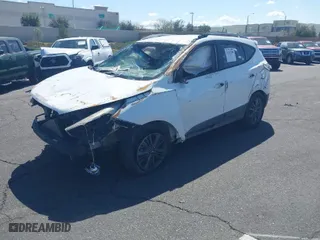 2014 Hyundai Tucson Limited with VIN KM8JU3AG1EU904778, listed as a IAAI auction lot 41355280 with 151,952 mi miles. Bid and sale history available at carsss.com. Image 2.
