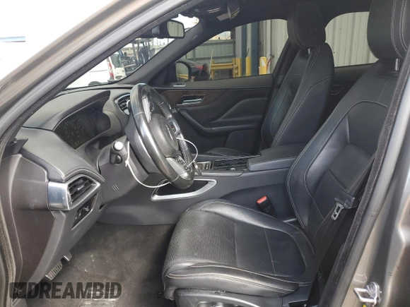 2018 Jaguar F-Pace S with VIN SADCM2FV5JA288307, listed as a Copart auction lot 63465915 with 76,619 mi miles and Salvage title. Bid and sale history available at DreamBid. Image 7.