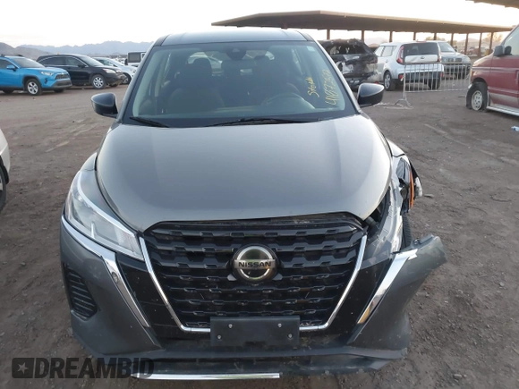 2021 Nissan Kicks S with VIN 3N1CP5BV7ML476661, listed as a IAAI auction lot 41872572 with 82,781 mi miles and . Bid and sale history available at carsss.com. Image 12.
