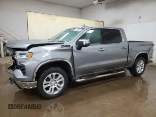 2024 Chevrolet Silverado 1500 LTZ with VIN 1GCUDGE84RZ104576, listed as a Copart auction lot 51323015 with 17,263 mi miles and Salvage Title. Bid and sale history available at DreamBid. Image 1.