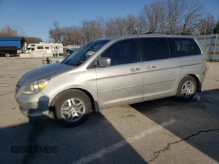 2007 Honda Odyssey EX-L with VIN 5FNRL38767B416146, listed as a Copart auction lot 48388255 with 258,089 mi miles and Salvage Title. Bid and sale history available at carsss.com. Image 1.