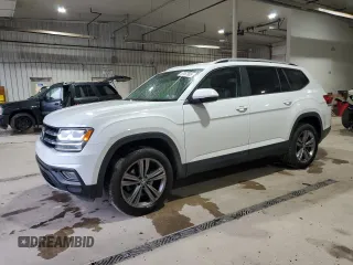 2018 Volkswagen Atlas SE with VIN 1V2LR2CA1JC540278, listed as a Copart auction lot 58067065 with 56,686 mi miles and Salvage title. Bid and sale history available at DreamBid. Image 1.