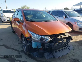 2021 Nissan Versa SV with VIN 3N1CN8EV8ML925137, listed as a IAAI auction lot 41848592 with 40,731 mi miles. Bid and sale history available at carsss.com. Image 1.