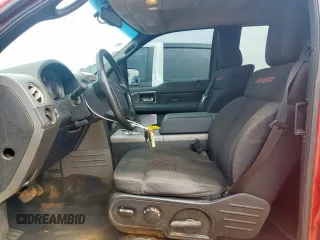 2008 Ford F-150 STX with VIN 1FTRX12W68KD11913, listed as a Copart auction lot 57166435 with 186,576 mi miles and Salvage title. Bid and sale history available at DreamBid. Image 7.
