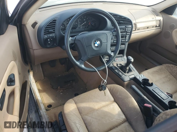 1997 BMW 3 Series 318i with VIN WBACC9324VEE58592, listed as a Copart auction lot 74627964 with 0 mi miles and Non Repairable. Bid and sale history available at carsss.com. Image 8.
