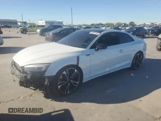2021 Audi S5 Premium Plus with VIN WAUP4AF54MA020650, listed as a Copart auction lot 80347284 with 61,169 mi miles and Salvage Title. Bid and sale history available at DreamBid. Image 1.