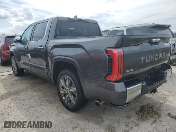 2022 Toyota Tundra Capstone Hybrid with VIN 5TFVC5DB7NX011453, listed as a Copart auction lot 74077814 with Not provided miles and Non repairable. Bid and sale history available at DreamBid. Image 2.