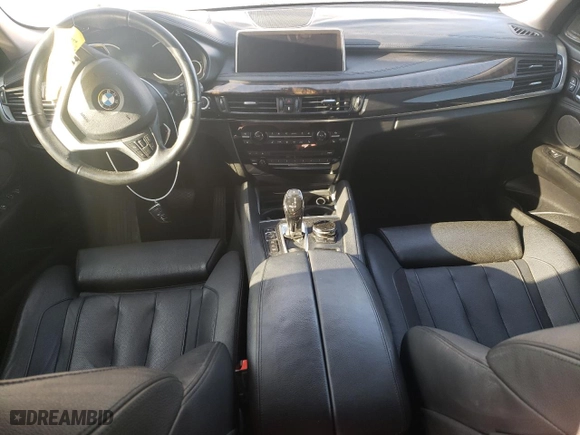 2015 BMW X6 xDrive50i with VIN 5UXKU6C56F0R33500, listed as a Copart auction lot 53286955 with 0 mi miles and Clean Title. Bid and sale history available at carsss.com. Image 8.