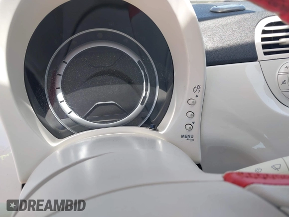 2014 FIAT 500e with VIN 3C3CFFGE7ET225188, listed as a IAAI auction lot 42773711 with 47,581 mi miles and . Bid and sale history available at DreamBid. Image 13.