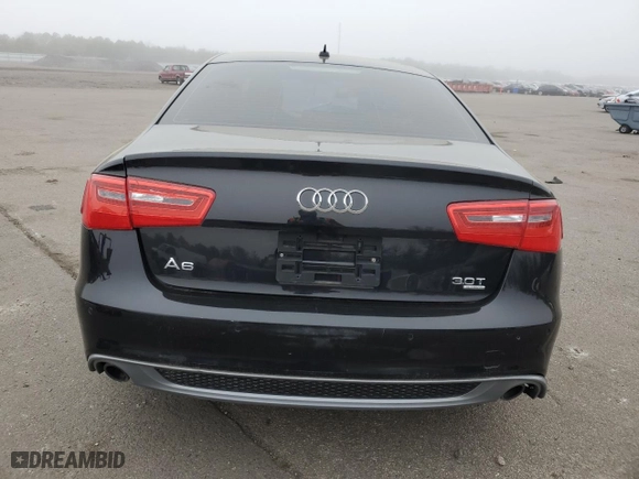 2015 Audi A6 3.0T Premium Plus with VIN WAUFGAFC6FN043036, listed as a Copart auction lot 51513855 with 0 mi miles and Salvage Title. Bid and sale history available at carsss.com. Image 6.