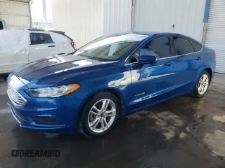2018 Ford Fusion Hybrid SE with VIN 3FA6P0LU0JR197375, listed as a Copart auction lot 70588584 with 0 mi miles and Salvage Title. Bid and sale history available at carsss.com. Image 1.