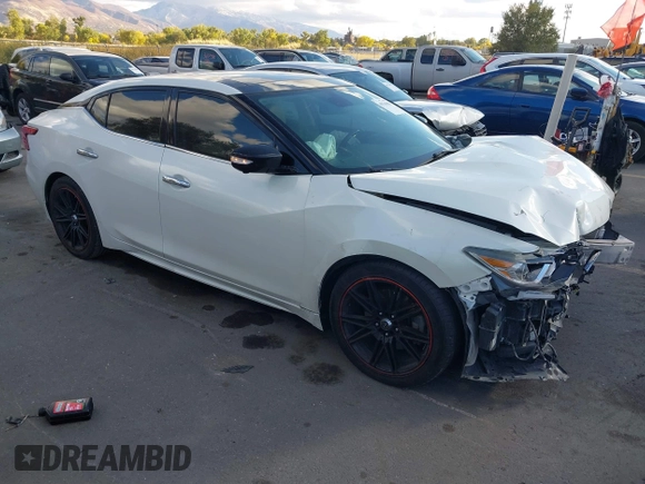 2017 Nissan Maxima SV with VIN 1N4AA6AP4HC448614, listed as a IAAI auction lot 40740658 with 207,596 mi miles and . Bid and sale history available at DreamBid. Image 1.